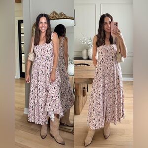 NWT Z Supply x Evereve Angel Eyes Toile Midi Dress Size Large